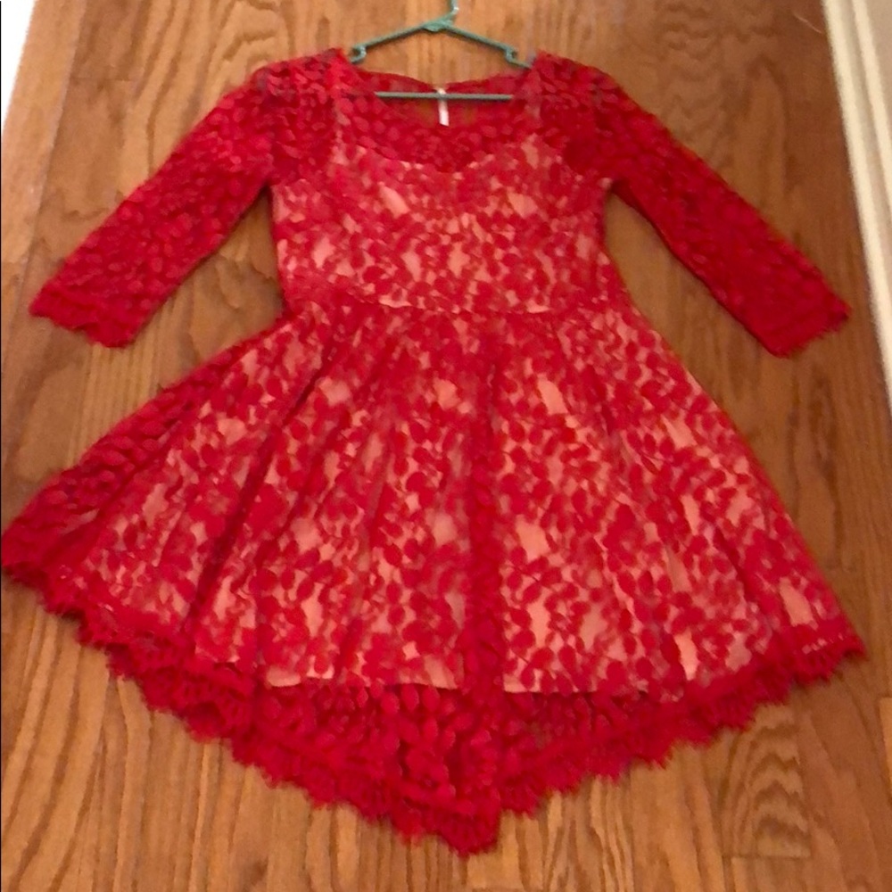 Red dress